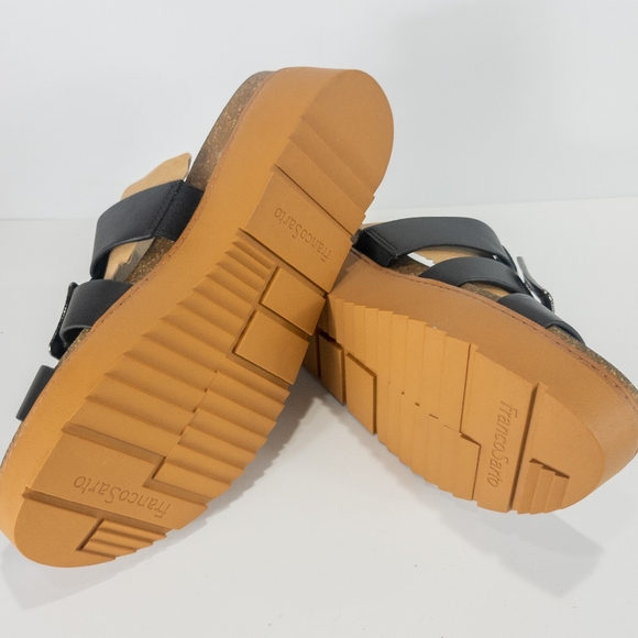 Franco Sarto Patricia Platform Sandals Black -8.5 - Picture 8 of 8